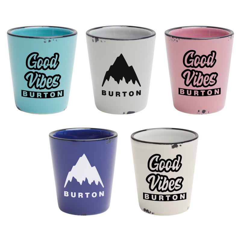 Distressed Camp Stone Shot Glass
